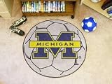 Michigan Wolverines Soccer Ball Mat