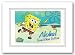 Search : SPONGEBOB - ALOHA - 8x10 - MATTED PRINT