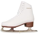 Freesport Ice Figure Skates Kids & Adults White-Brown