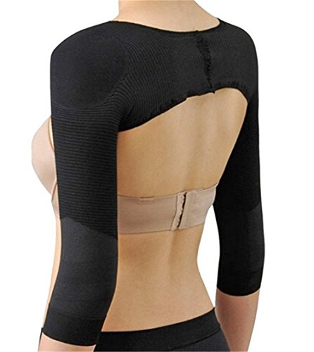 Hengsong Women Slim Arm Correct Back Posture Humpback Prevent Long Sleeve Shaper