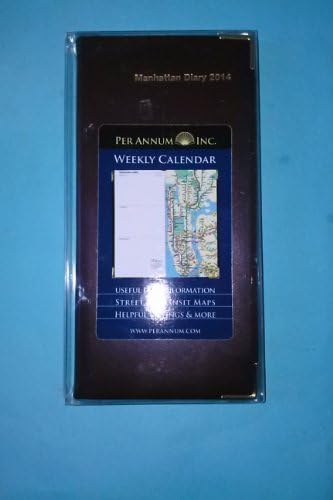 Per Annum Inc. Manhattan Diary 2015 Leather Brass Corners Gilded Edges (Burgundy)