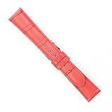 松重オリジナルMK622R−20 20mm 牛革マット型押し 赤色