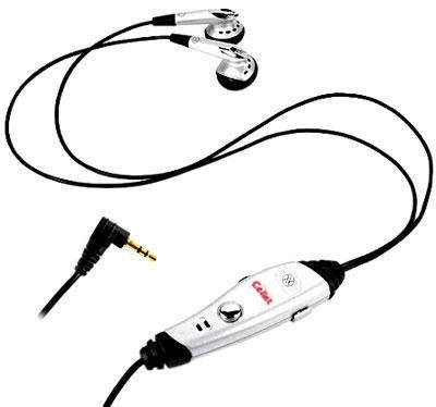 STEREO EARPIECE HEADPHONES HEADSET for PALM TREO 650 / 680 / 700 / 700p / 700w / 700WX / 750 / 755P / PALM CENTRO 685, 690 - RETAIL PACKAGING