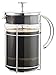 GROSCHE MADRID French Press - Premium Coffee and Tea Maker - 1.5L - 51 oz - Borosilicate Glass Beaker - Dual Filter System For Rich Brew - Versatile Brewing | Stainless Steel Filter