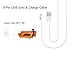 Amoner Durable-Series 10ft 8 Pin USB Charging Cable Syncing Cord, 3 Piece - White