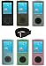  : PCMICROSTORE Brand SanDisk Sansa View Premium Silicone Skin Case Cover For Sandisk View 8gb and Sandisk View 16gb - 6 Colors Choices