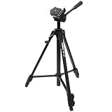 Velbon DF-40 Deluxe Lightweight Photo/Video Tripod with 3-Way Panhead and Quick Release Shoe