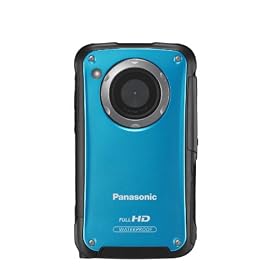 Panasonic HM-TA20 HD Mobile Camera - Blue (8MP Stills) 3-inch Touchscreen (Tripod Included)