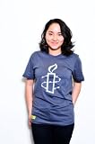 Amnesty International Candle Logo Tee_unisex Grey