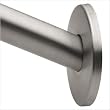 Moen DN2145BN Inspirations 5-Inch Low-Profile Curved Shower Rod, Brushed Nickel