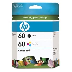 best price HP 60 CD947FN#140 Ink Cartridge in Retail Packaging, Combo Pack