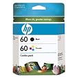 HP 60 Ink Cartridge in Retail Packaging, Combo Pack (CD947FN#140)