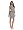 Jax Women's Floral Print Peplum Dress, Ivory/Black, 2