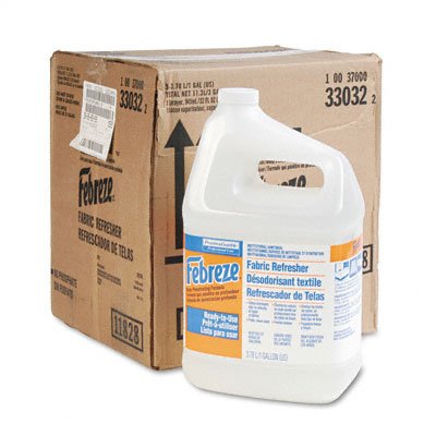 PAG33032CT Febreze Fabric Refresher Odor Eliminator, Gallon Bottle, 3/Carton