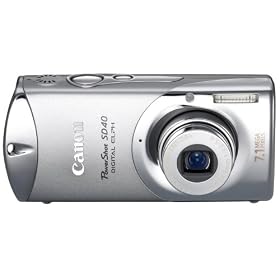 Canon PowerShot SD40 7.1MP Digital Elph Camera with 2.4x Optical Zoom