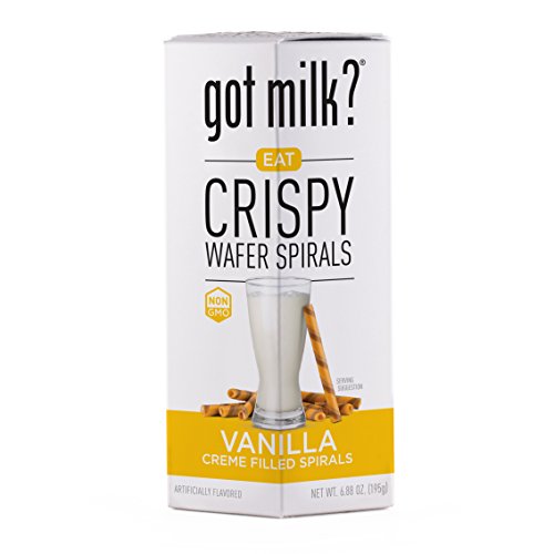 got milk? Crispy Wafer Spirals Vanilla Creme, 6.88 Ounce