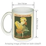 Folies Bergere Jules Cheret Ad Vintage COFFEE MUG
