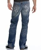 Ed Hardy Rhinestone Tiger Pocket Jeans Sid Wash 36x32