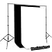 Backdrops Muslin 9'x15' Black White Support System Carry Bag Steve Kaeser