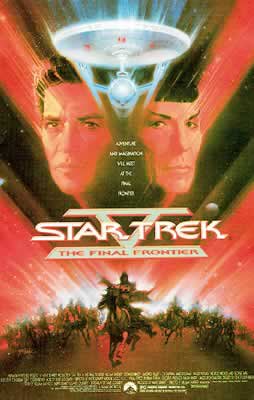 STAR TREK V - Movie Postcard Size: 4 x 6