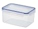 Kitchen & Housewares : Emsa E502229 Clip & Close 2-1/2-Quart Deep Rectangular-Shaped Transparent Food-Storage Container