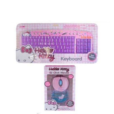 Sakar Hello Kitty Keyboard With Hello Kitty Mouse product image
