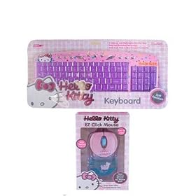 Sakar Hello Kitty Keyboard With Hello Kitty Mouse