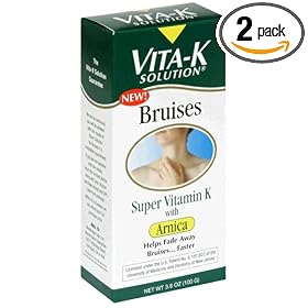 Vita-K Solution Super Vitamin K with Arnica, Bruises, 3.6 oz (100 g) (Pack of 2) by Vita-K