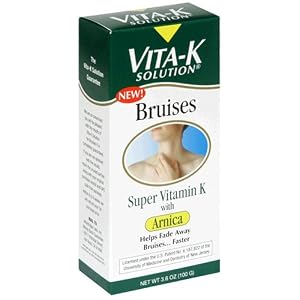 Vita-K Solution Super Vitamin K with Arnica, Bruises, 3.6 oz (100 g) by Vita-K Solutions