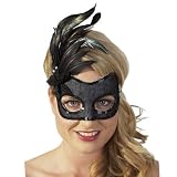 Black Sequined Mask