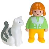 Playmobil 123 Girl With Cat