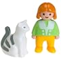 Playmobil 1.2.3 Girl With Cat