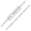 Inox Jewelry 316L Stainless Steel 6mm Figaro Chain Necklace