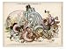 Monopolies Represented Here by a Giant Squid Strangle the Life out of Commerce Art Gi...