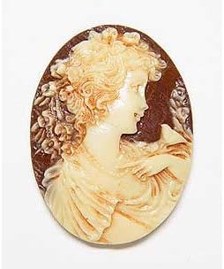 40x30mm Oval Fashion Cameo Anastasia