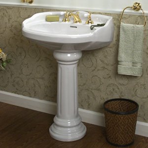 Barclay 3-754BQ Victoria Pedestal Sink