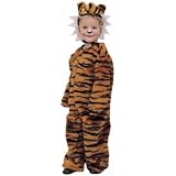 Childs Toddler Plush Tiger Halloween Costume (2-4T)