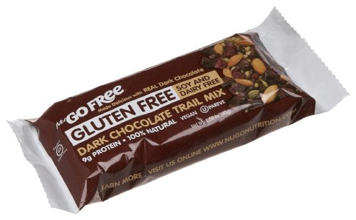 NuGo FREE Bar, Dark Chocolate Trail Mix, 1.59-Ounce Bars (Pack of 12)