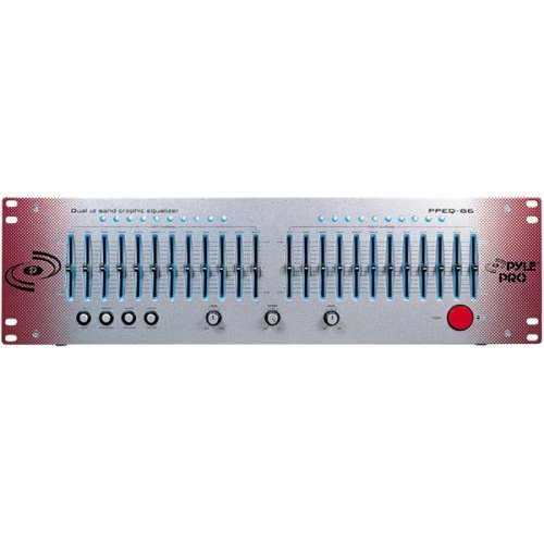 Pyle-Pro PPEQ86 Dual Channel 12 Band Graphic Equalizer Pyle-Pro PPEQ86 Dual Channel 12 Band Graphic Equalizer