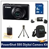 Canon PowerShot S95 10 MP Digital Camera with 3.8x Wide Angle Optical Image ....