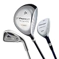 Dunlop Powerlift 3, 1, and 7 Set With Graphite Woods, Hybrid 3, 4-PW Steel - LRH
