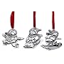 Gorham Snowmen Ornaments, Set of 3