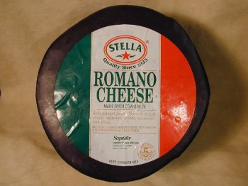 Domestic Black Wax Romano-20 Lb Wheel by Cheese Express