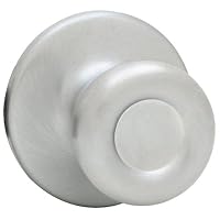 Kwikset 200T 26D CP Tylo Hall and Closet Knob, Satin Chrome
