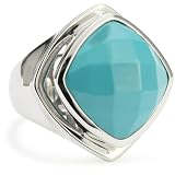 ELLE Jewelry turquoise Sterling Silver Ring, Size 9