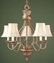 00465 - Island Gold Chandelier