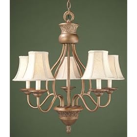 00465 - Island Gold Chandelier