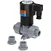 Hayward CPVC Solenoid Valve, Normally Close (NC), Non Pressure Differential, FPM Seal, 1/2"