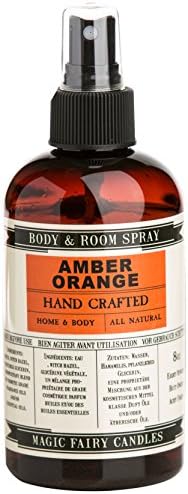 Magic Fairy Candles Amber Orange Body and Room Spray all Natural Hand Crafted