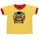 Guns N Roses - Top Hat Skull Toddler T-Shirt - 3T